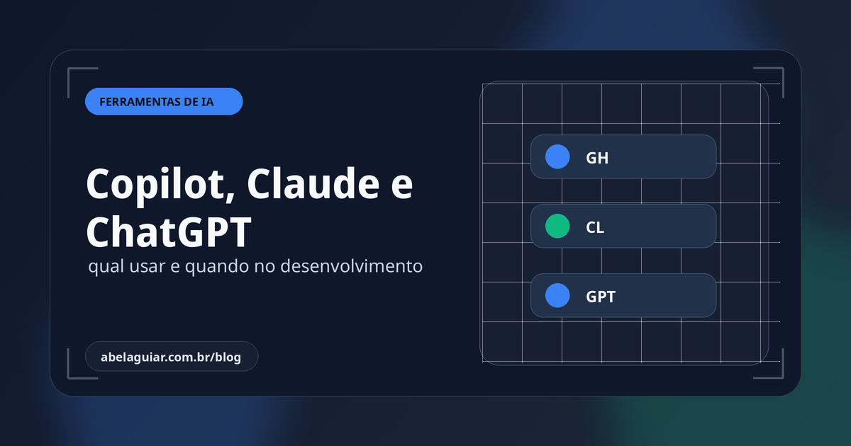 Copilot, Claude e ChatGPT: qual usar e quando